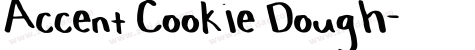 Accent Cookie Dough字体转换